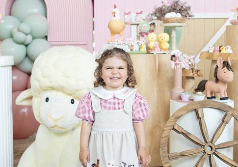 Festa Infantil de Aniversário Cora 3 anos 
