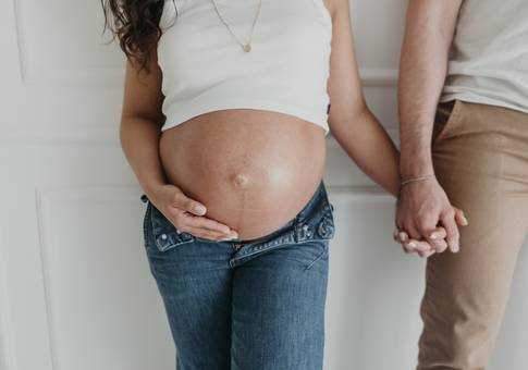 Gestante Estúdio de A doce espera