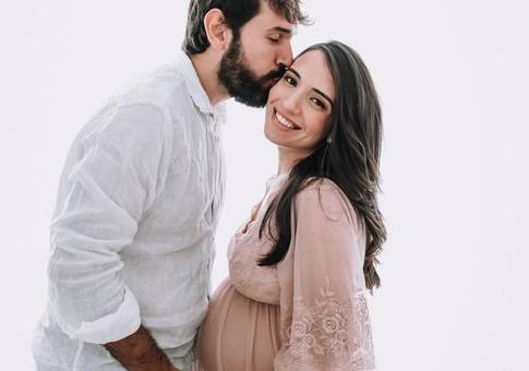 Gestante Estúdio de Ensaio Gestante Mari