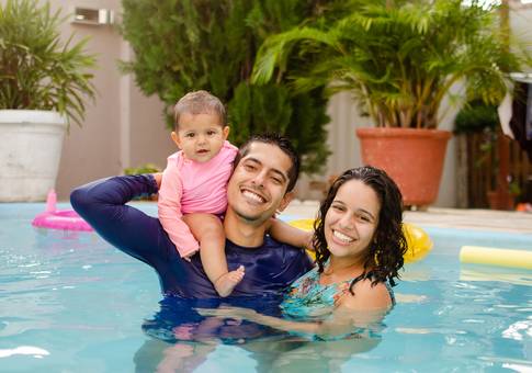 Família de Eva Beatriz - 6 meses | Ensaio