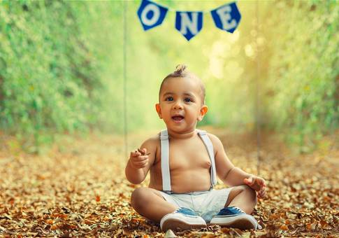 Ensaio infantil de Ensaio 1 ano