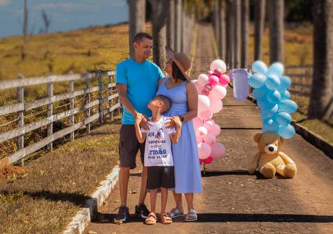 Ensaio Revelação do Sexo do bebe de Cha revelação Nety