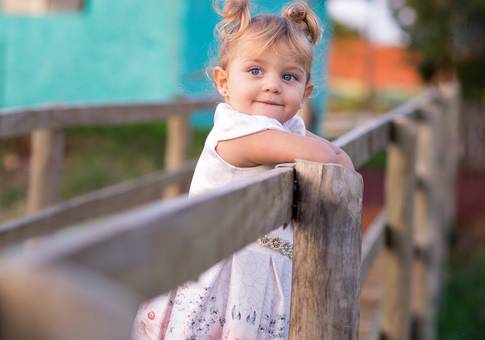 Ensaio infantil de Anna Laura