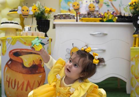 Festa de aniversario Infantil de Aniversario de um ano Maria Julha