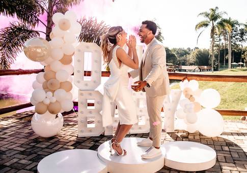 Gestante de Chá Revelção - Baby Fiori