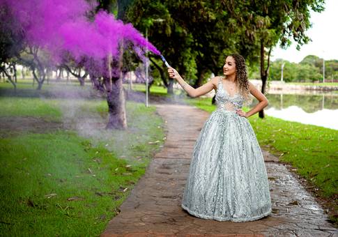 Ensaio de 15 anos de Bia