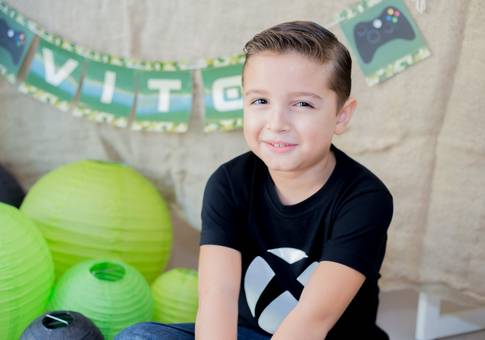 Festa Infantil de Vitor fez 8