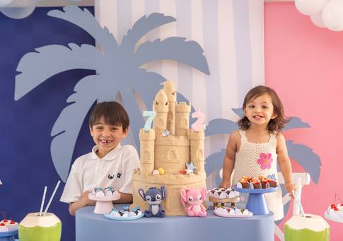 Infantis de Luiza 2 anos e Pedro 7 anos