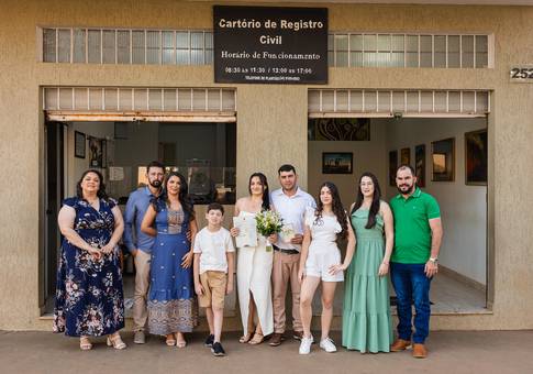 Civil de Casamento Civil em São Gotardo-MG - Bárbara e Darlei.