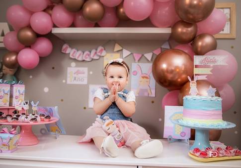 Aniversário Infantil de Alicia 1 aninho (Em Casa)