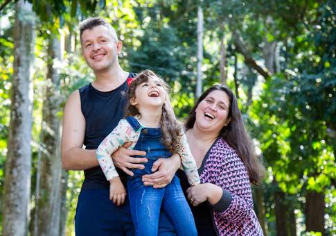 Ensaio Família de Luciene & Maria Clara & Adolfo