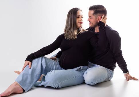 Gestante de Aline e Rafael 
