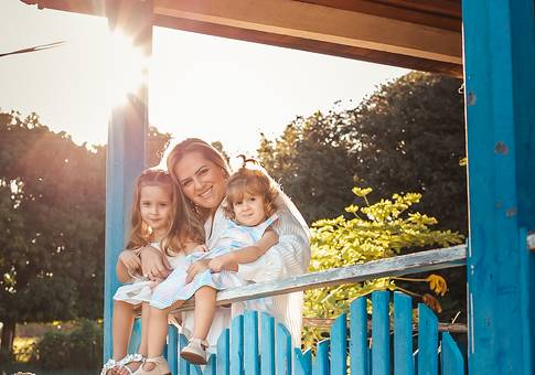 Shooting de Shooting mãe e filhas
