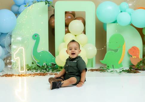 ENSAIO INFANTIL de JOÃO VICENTE - dinossauro baby