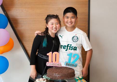 ANIVERSÁRIO de Aniversário dos irmãos Bruno e Carolina