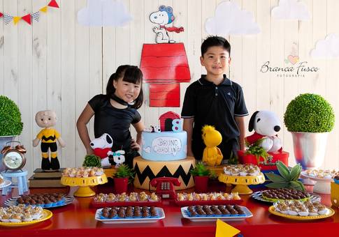 ANIVERSÁRIO de Festa dos irmãos Bruno e Carolina