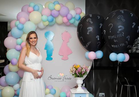 ENSAIOS de Chá de Revelação de bebê da Carla