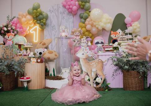 Aniversário Infantil        de Mariana faz 1