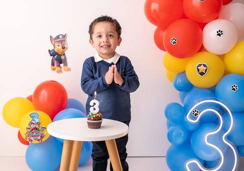 Sessão Cupcake de João Pedro 3 anos 