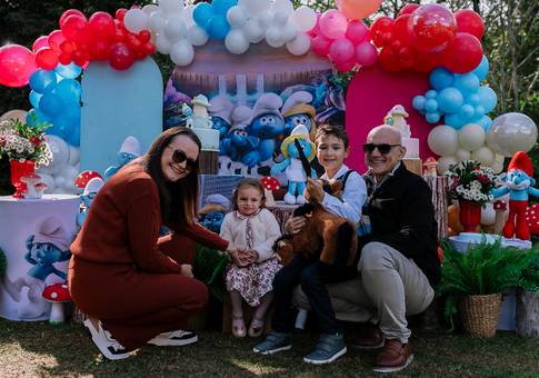 Aniversário Infantil        de Laura faz 4 e Arthur faz 6