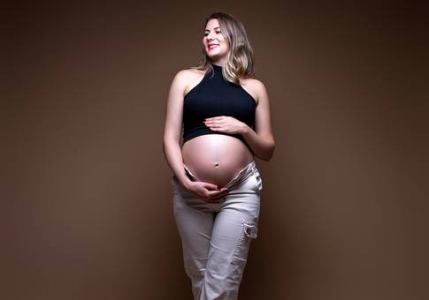 Gestante de A espera de Liz