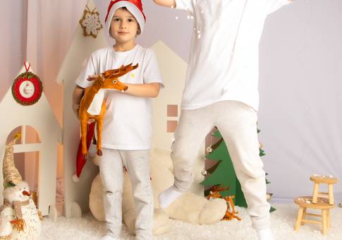 Ensaio de Natal 2023 de Natal Diogo e Miguel