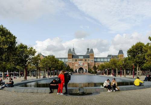 Walking around Amsterdam