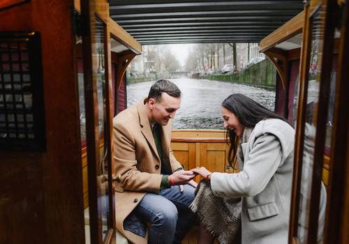 How to Propose on a Canal Boat in Amsterdam