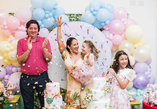 Aniversário Elisa e Alícia