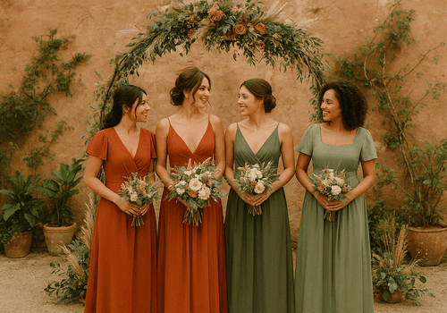 “Paletas de Setembro: Como Usar Cores Terrosas para Um Casamento Acolhedor”