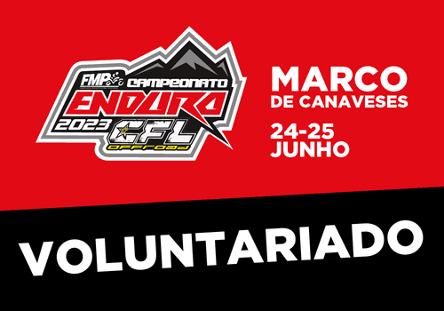 Inscrições abertas para Voluntários no Campeonato Nacional de Enduro
