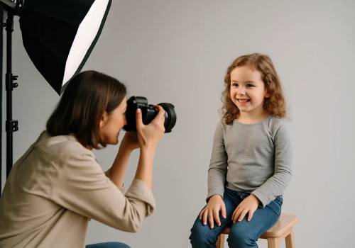 Fotografia de crianças em estúdio: o que muda