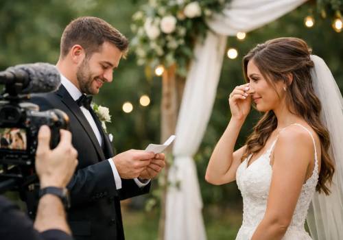 Filme de casamento com votos: exemplo real