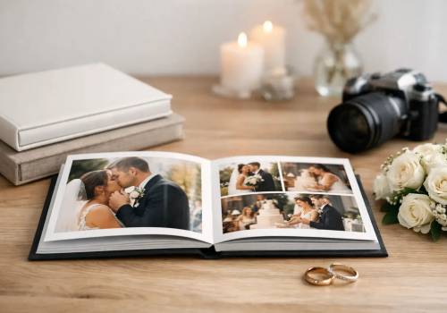 Review de álbum fotográfico para casamento
