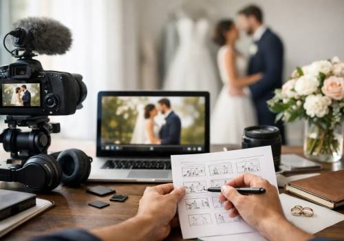 Como planear vídeo de casamento sem falhas