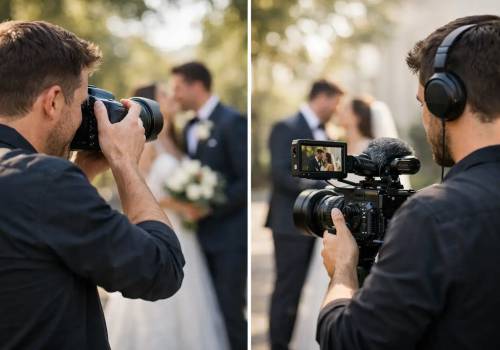 Fotógrafo casamento vs videógrafo casamento