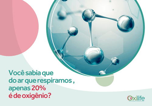 Você sabia que do ar que respiramos, apenas 20% é de oxigênio?