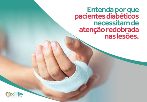 Entenda por que pacientes diabéticos necessitam de atenção redobrada nas lesões.