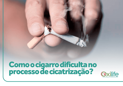 Como o cigarro dificulta no processo de cicatrização