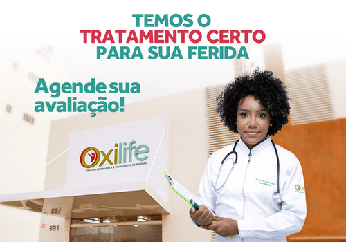 Temos o tratamento certo para sua ferida