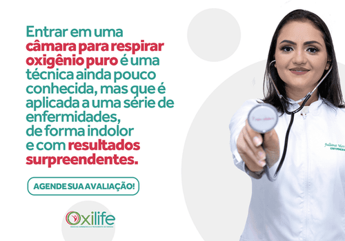 Entrar em uma câmara para respirar oxigênio puro: Técnica com resultados surpreendentes
