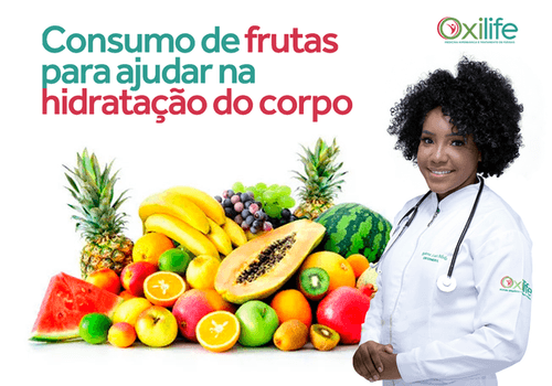 Consumo de frutas para ajudar na hidratação do corpo