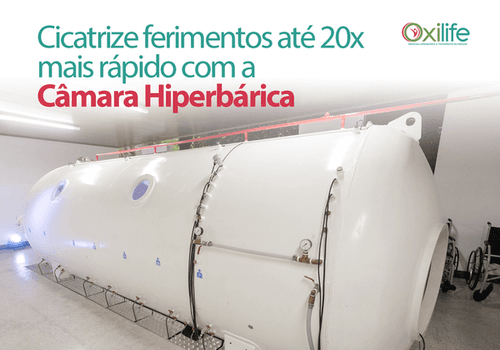 Cicatrize ferimentos até 20x mais rápido com a Câmara Hiperbárica