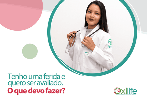 Tenho uma ferida e quero ser avaliado. O que devo fazer?