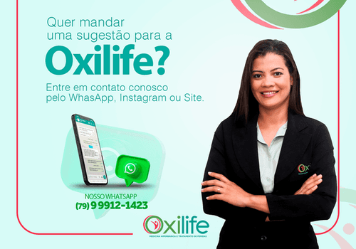 Quer mandar uma sugestão para a Oxilife?
