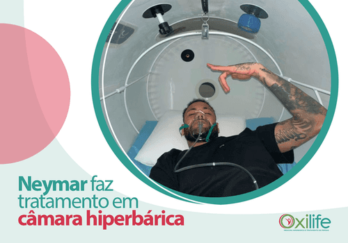 Neymar faz tratamento em câmara hiperbárica