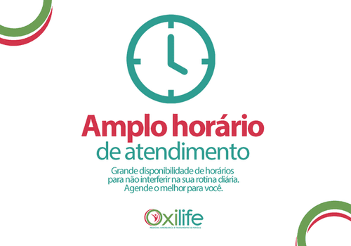 Amplo horário de atendimento