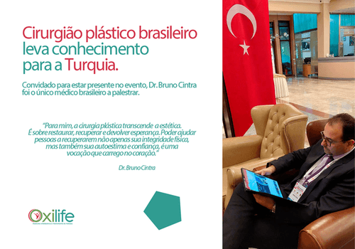 Cirurgião plástico brasileiro leva conhecimento para a Turquia.