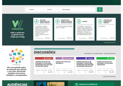 O Portal E-Democracia 