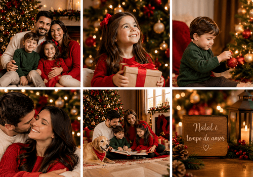 Ensaio Fotográfico de Natal: Transforme a Magia do Natal em Memórias para Toda a Vida